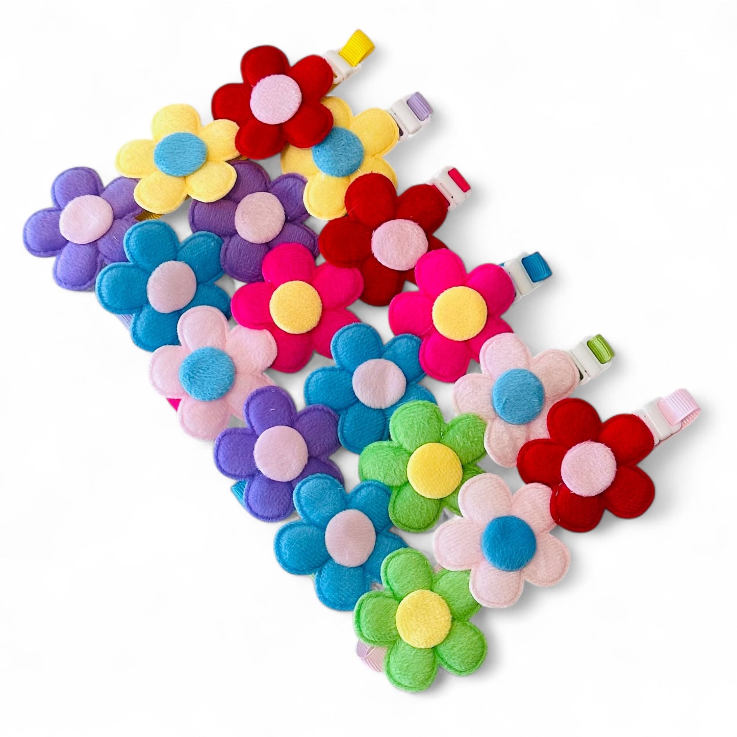 Adjustable Multicoloured Flower Dog Collar - Goodest Girl