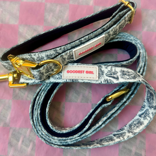 Pup de Jouy Adjustable Dog Collar